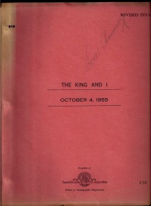 king and i script