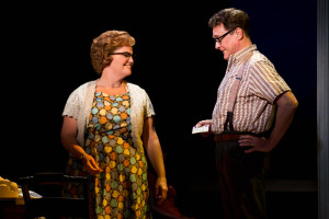 Mary Callanan and David Hess in the Tony Award-winning "The Bridges of Madison County" The Broadway Musical at the Center Theatre Group/Ahmanson Theatre, December 8, 2015, through January 17, 2016. "Bridges" has a book by Marsha Norman, music and lyrics by Jason Robert Brown and is based on the novel by Robert James Waller. Bartlett Sher directs. Tickets are available at CenterTheatreGroup.org or by calling (213) 972-4400.   Contact: CTG Media and Communications / (213) 972-7376 CTGMedia@centertheatregroup.org  Photo by Matthew Murphy