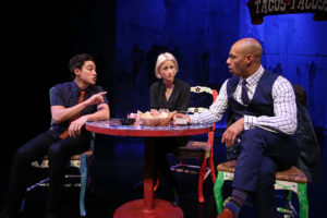 Ben Feldman, Mamie Gummer and Dominique Worsley in the South Coa