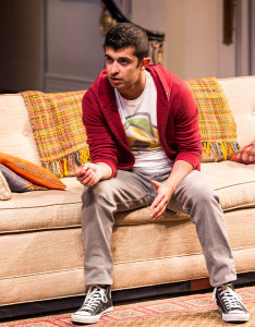 Behzad Dabu in Ayad Akhtars Pulitzer-winning play Disgraced, which plays at Center Theatre Group/Mark Taper Forum at the Los Angeles Music Center June 8 through July 17, 2016. For tickets and information, please visit CenterTheatreGroup.org or call (213) 628-2772. Contact:  CTG Media and Communications/ (213) 972-7376/CTGMedia@ctgla.org Photo by Craig Schwartz.